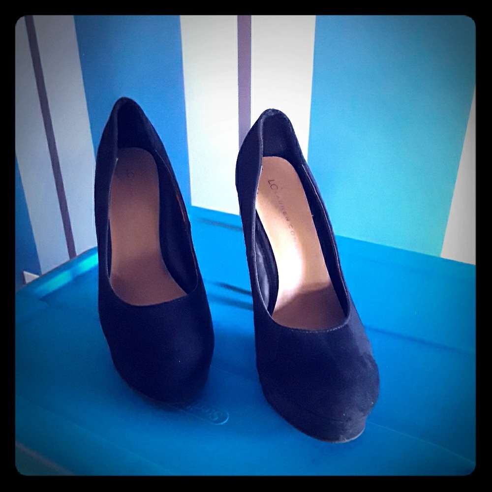 Black high heels